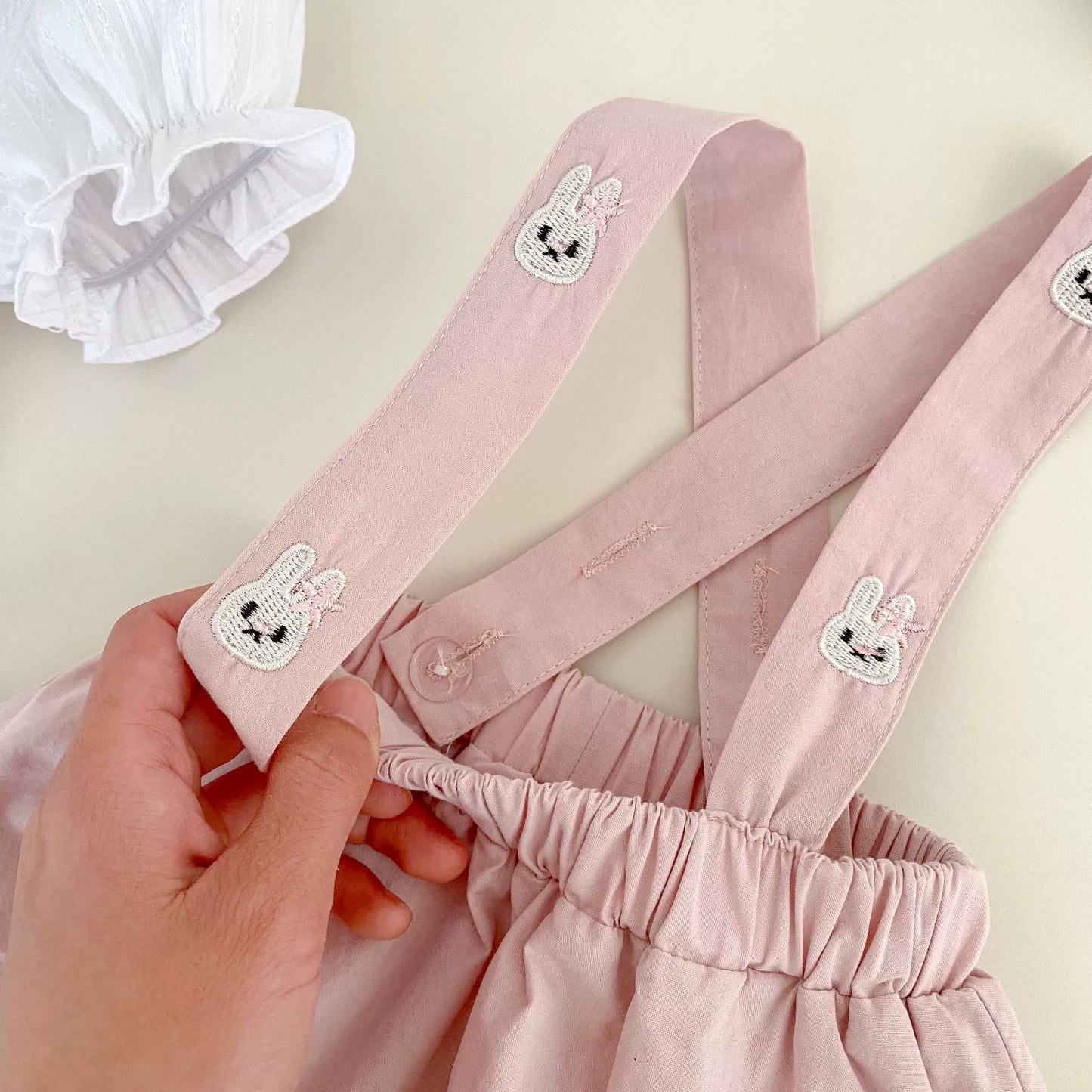 Summer Baby Kids Girls Rabbit Pattern Short Sleeves Top and Onesies Overalls Clothing Set, MyKids-USA®, Baby & Toddler Outfits, MyKids-USA - - - - - - -