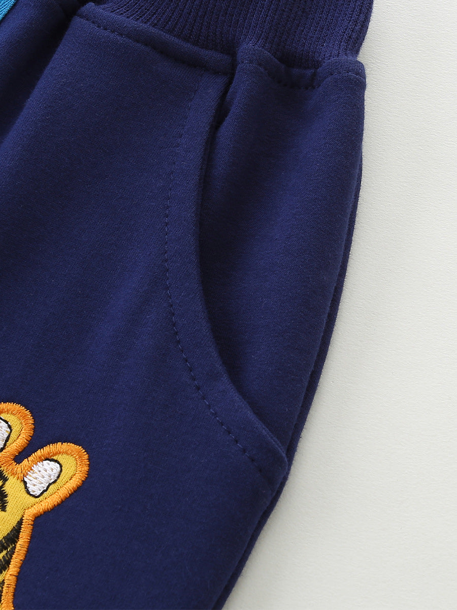 Arrival Summer Kids Boys Animals Cartoon Pattern Pants