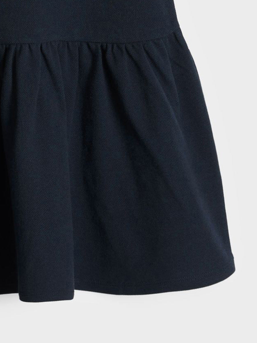 Summer Baby Kids Girls Short Sleeves Pink Logo Polo Design Black Dress, MyKids-USA®, Baby & Toddler Dresses, MyKids-USA - - - - - - -