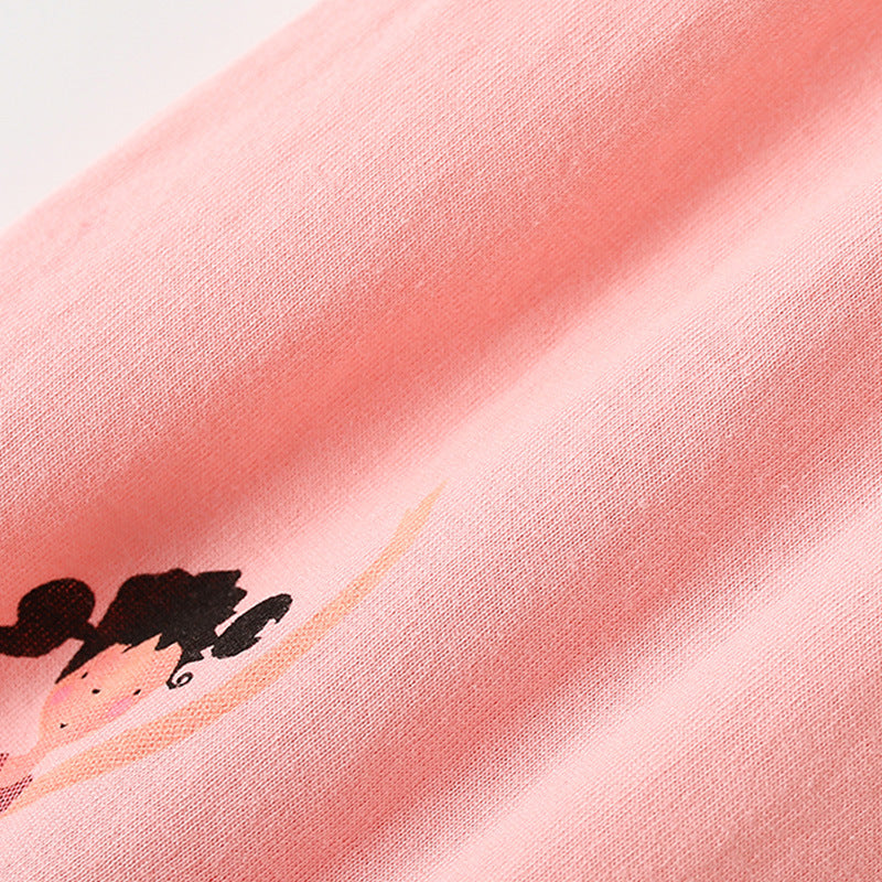 Summer Baby Kids Girls Cartoon Print T-Shirt And Shorts Clothing Set, MyKids-USA®, Baby & Toddler Outfits, MyKids-USA - - - - - - -