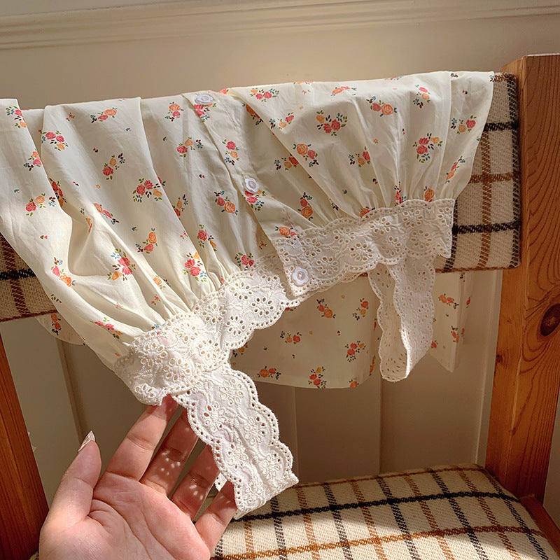 Summer Baby Kids Girls Sleeveless Single Breasted Floral Print Lace Hollow Out Strap Princess Dress, MyKids-USA®, Baby & Toddler Dresses, MyKids-USA - - - - - - -