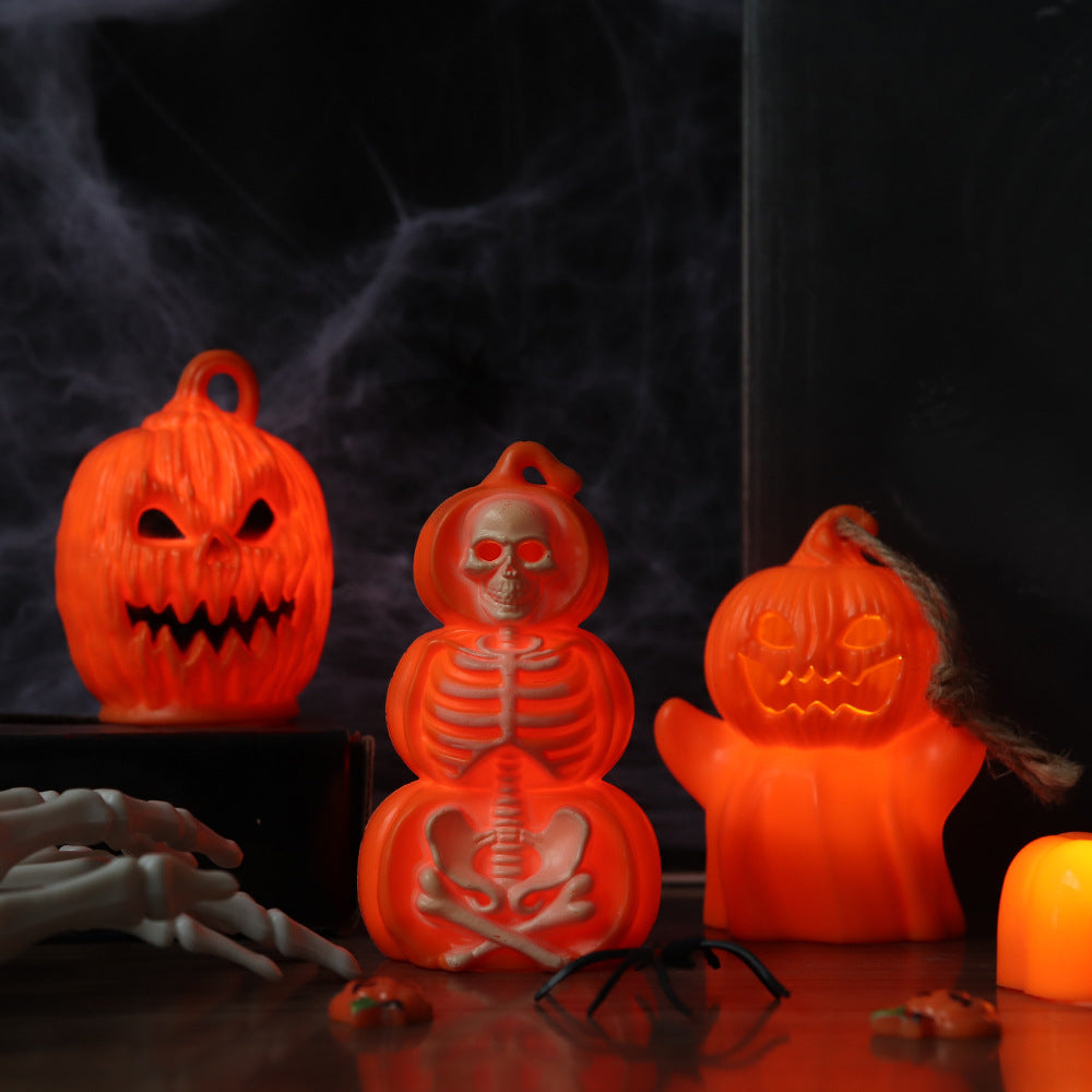 Unique Pumpkin Candle Lights – Ghostly Night Light Accessory for Halloween Parties, MyKids-USA®, Seasonal & Holiday Decorations, MyKids-USA - - - - - - - .