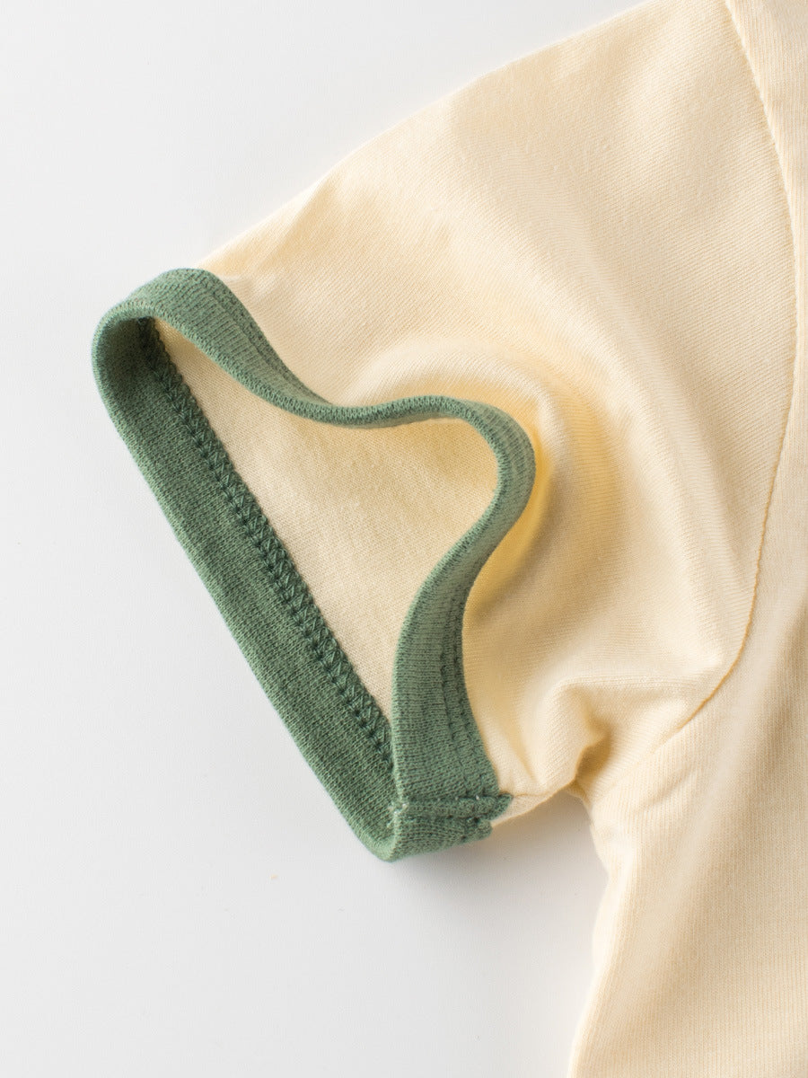 Boys’ Letters Print T-Shirt In European And American Style, MyKids-USA®, Baby & Toddler Tops, MyKids-USA - - - - - - -