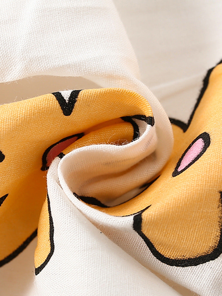 Summer Arrival Baby Kids Girls Fly Sleeves Floral Print Square Neck Yellow Dress, MyKids-USA®, Baby & Toddler Dresses, MyKids-USA - - - - - - -