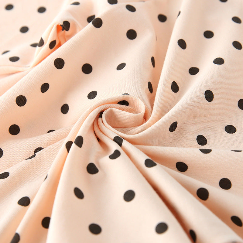 Autumn and Spring Arrival Dots Pattern Long Sleeves Top for Stylish Girls, MyKids-USA®, Shirts, MyKids-USA - - - - - - -