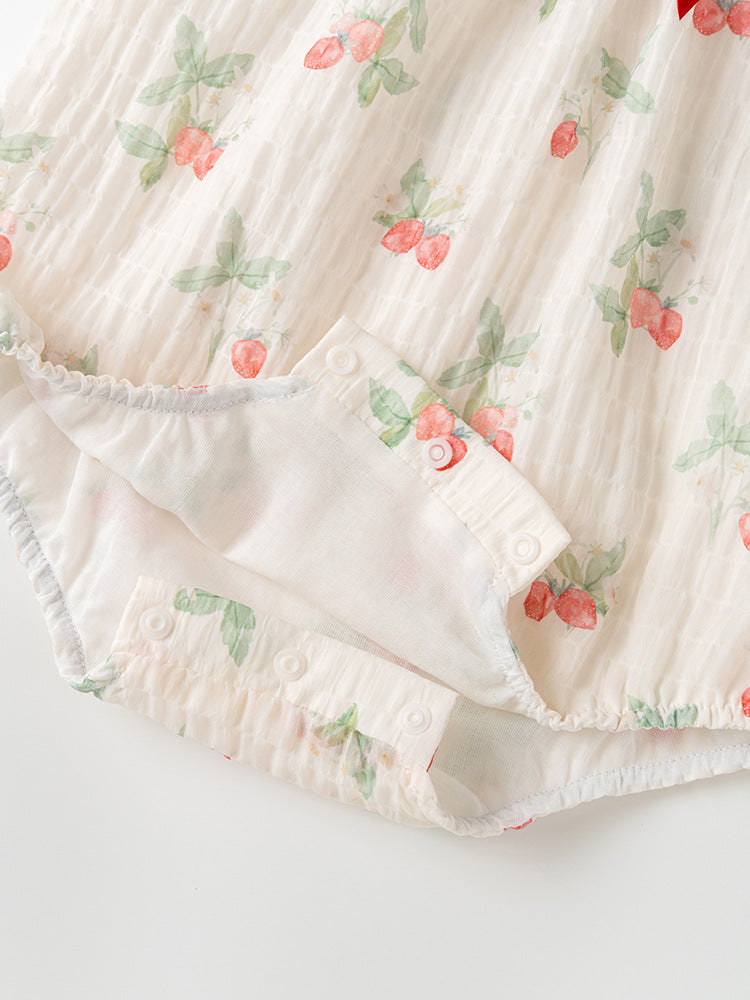 Summer Hot Selling Baby Girls Light Fruits Pattern Sleeveless Sweet Cute Onesies, MyKids-USA®, Baby One-Pieces, MyKids-USA - - - - - - -