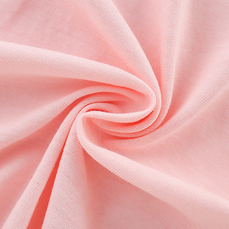 Girls’ Cartoon Pink Dinosaur Print Short Sleeves T-Shirt In European And American Style For Summer, MyKids-USA®, Baby & Toddler Tops, MyKids-USA - - - - - - -