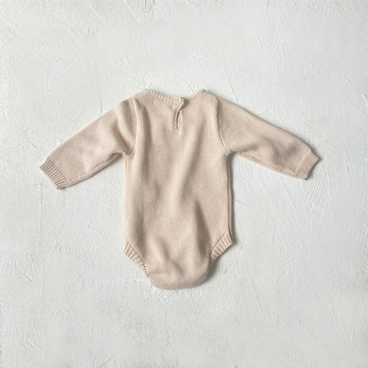 Arrival Autumn and Winter Baby Unisex Simple Solid Color Pattern Long Sleeves Knitted Bodysuit