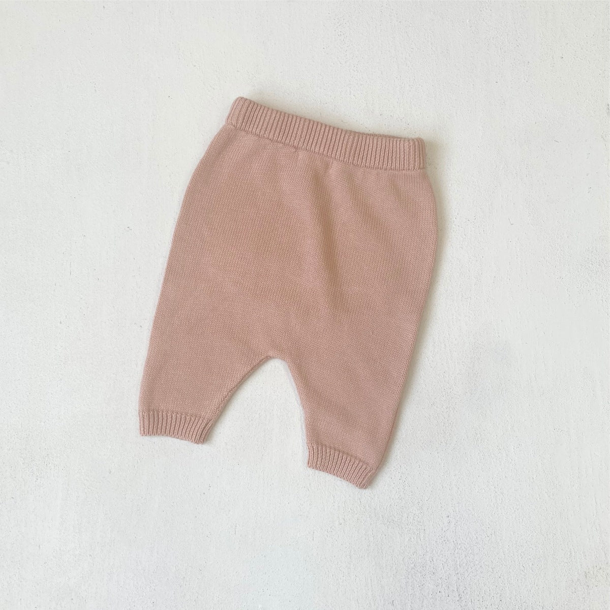 Winter and Spring Baby Kids Unisex Long Sleeves Jacquard Pattern Sweater and Pants Knitted Clothing Set