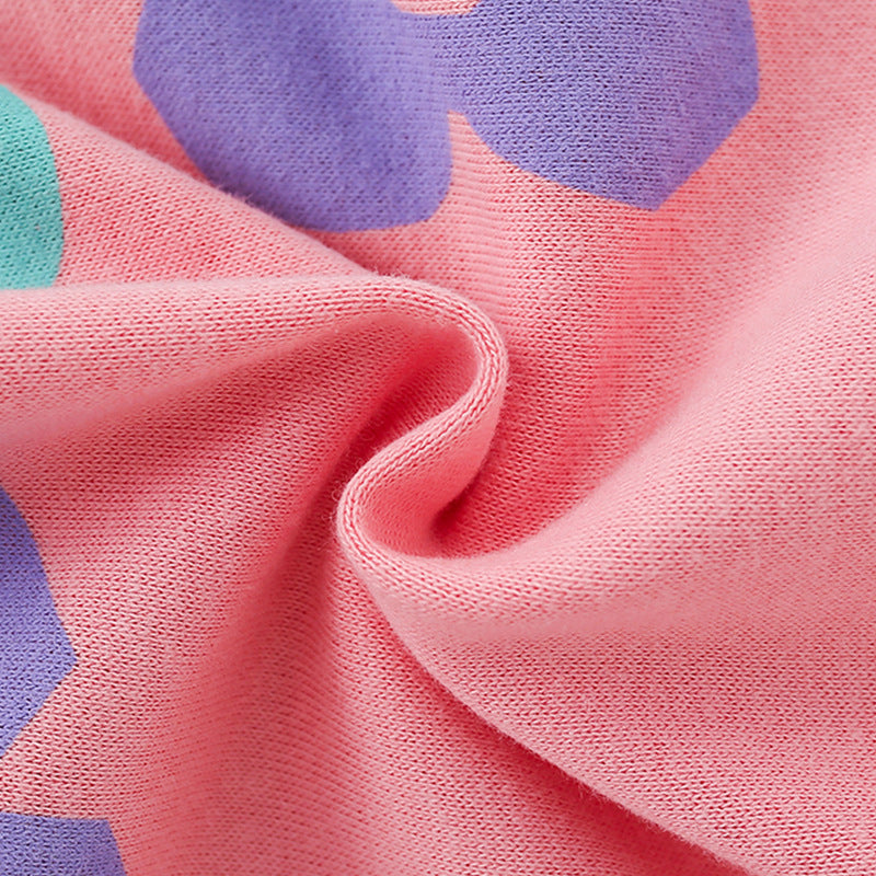 Autumn and Spring Arrival Flowers Pattern Long Sleeves Pullover for Stylish Girls, MyKids-USA®, Sweatshirts, MyKids-USA - - - - - - -