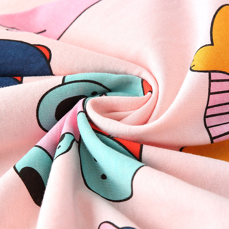 Spring and Autumn Girls Cartoon Pattern Long Sleeves Top and Pants Clothing Set, MyKids-USA®, Baby & Toddler Outfits, MyKids-USA - - - - - - -