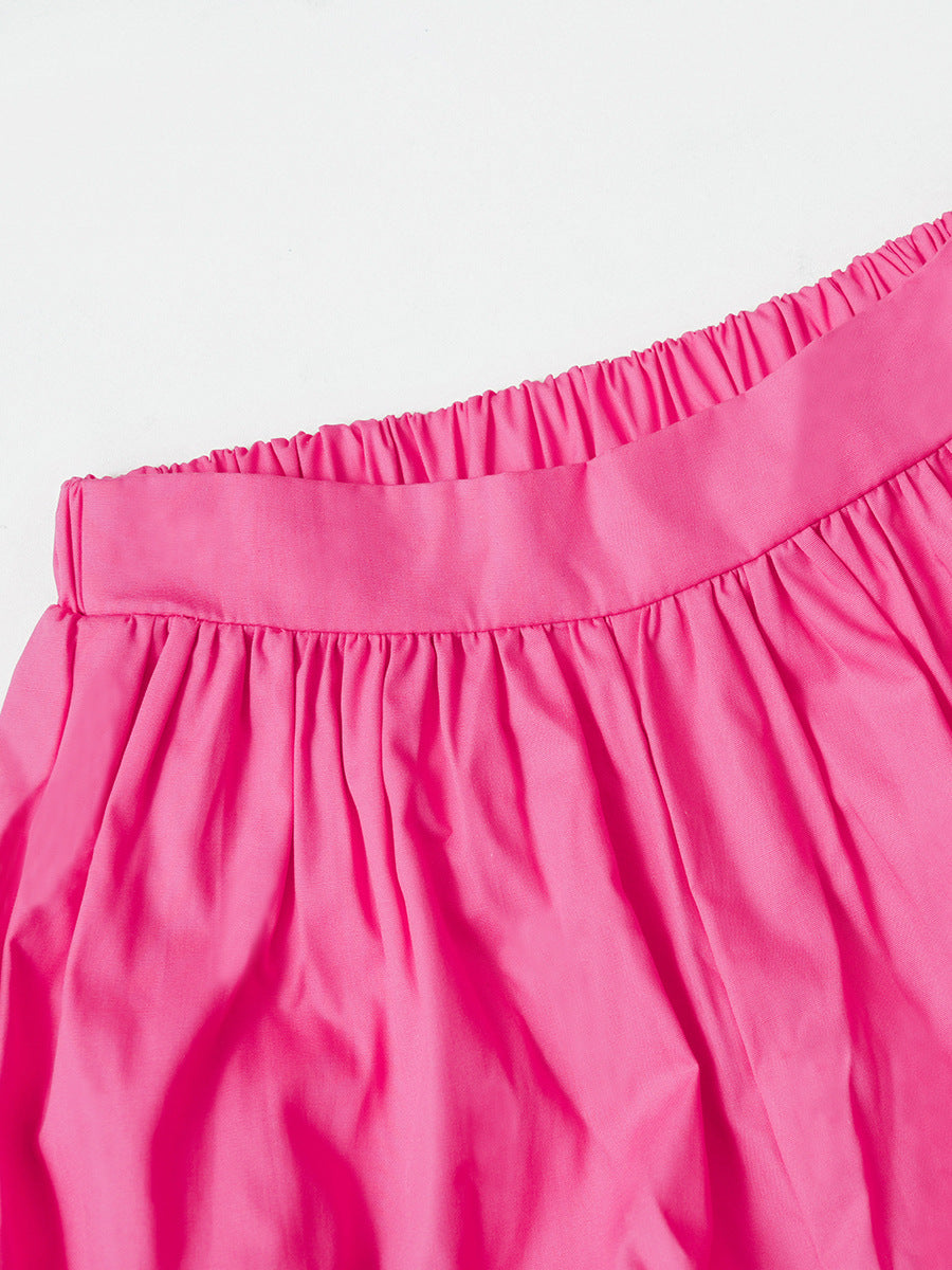 Summer Baby Kids Girls Top Striped Vest And Solid Color Shorts 2-Piece Clothing Set, MyKids-USA®, Baby & Toddler Outfits, MyKids-USA - - - - - - -