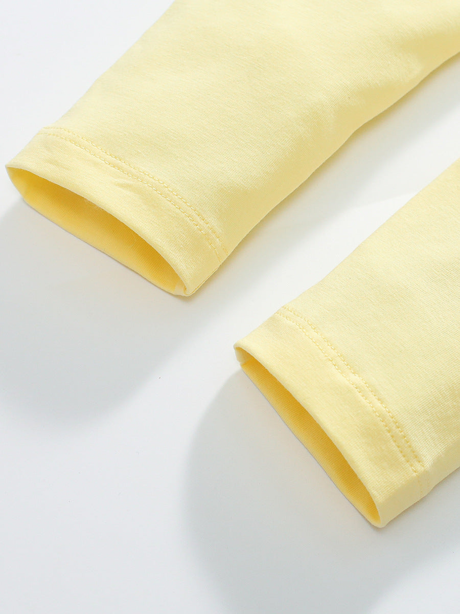 Summer Baby Kids Girls Polka Dots Yellow Dress And Pants Clothing Set, MyKids-USA®, Baby & Toddler Outfits, MyKids-USA - - - - - - -