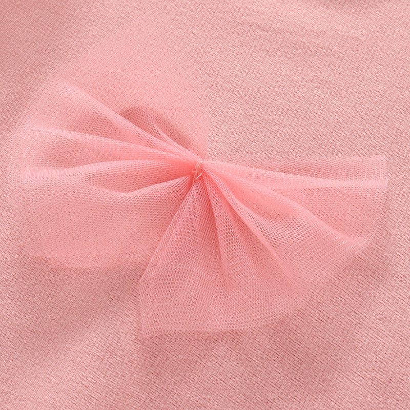 Spring and Autumn Girls Butterfly-bows Decorated Long Sleeves Pullover and Cartoon Pants Clothing Set, MyKids-USA®, Baby & Toddler Outfits, MyKids-USA - - - - - - -