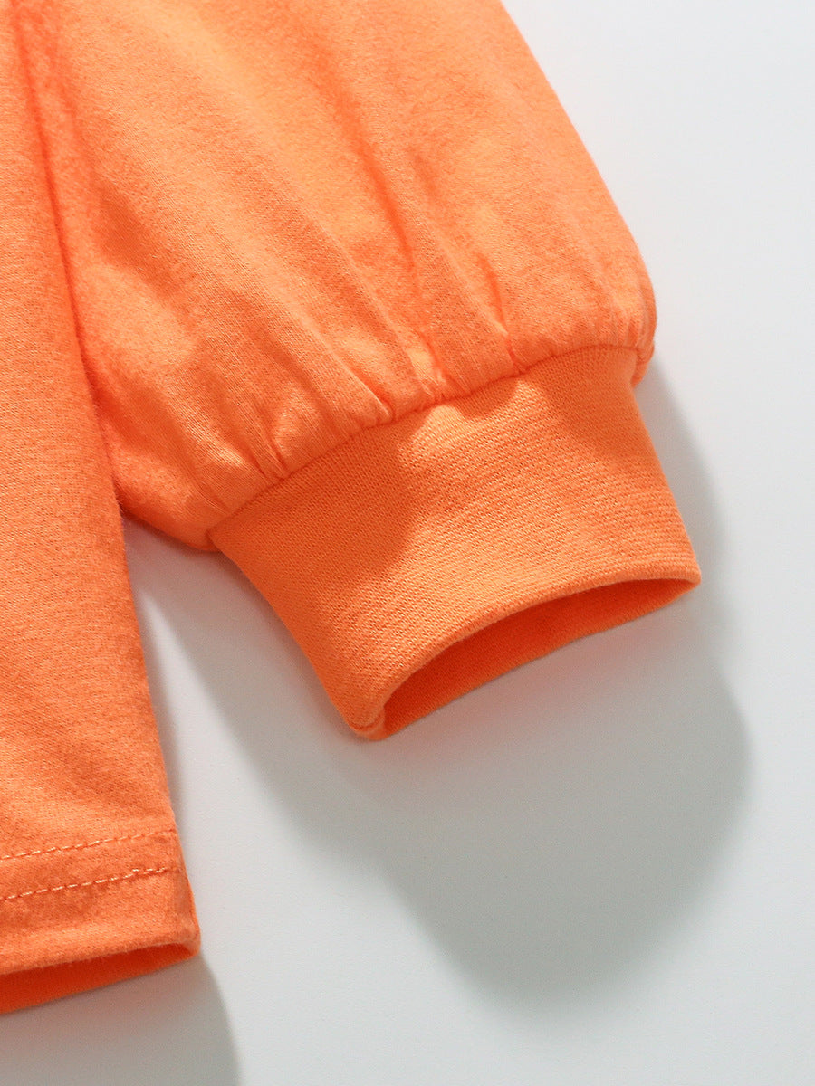 Arrival Autumn Girls’ Aesthetic Smiling Face Pattern Long Sleeves T-Shirt In European And American Style For Summer, MyKids-USA®, Baby & Toddler Outerwear, MyKids-USA - - - - - - -