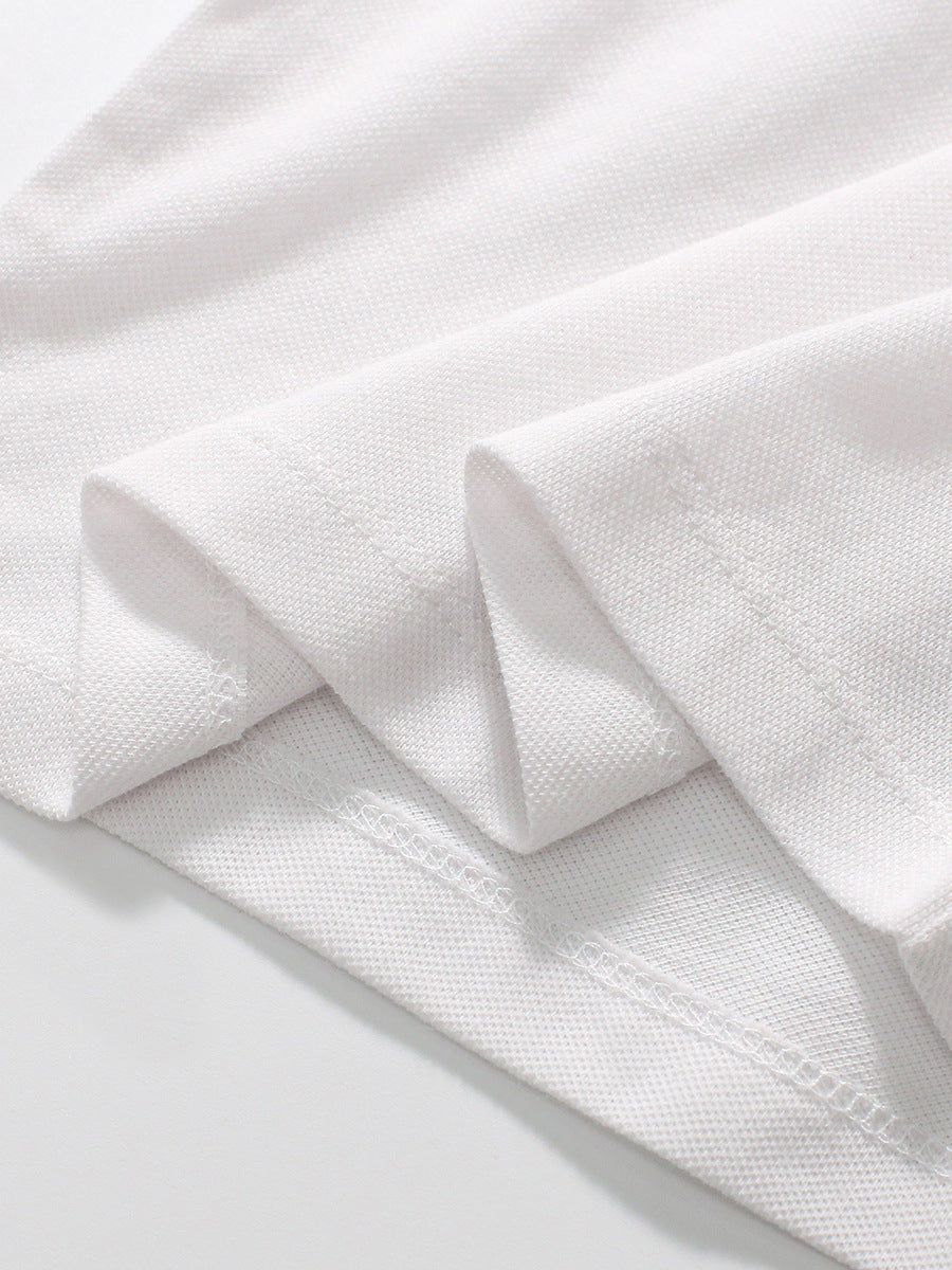 Summer Design Kids Boys Dinosaur Logo Short Sleeves Color Patchwork Polo Shirt, MyKids-USA®, Baby & Toddler Tops, MyKids-USA - - - - - - -