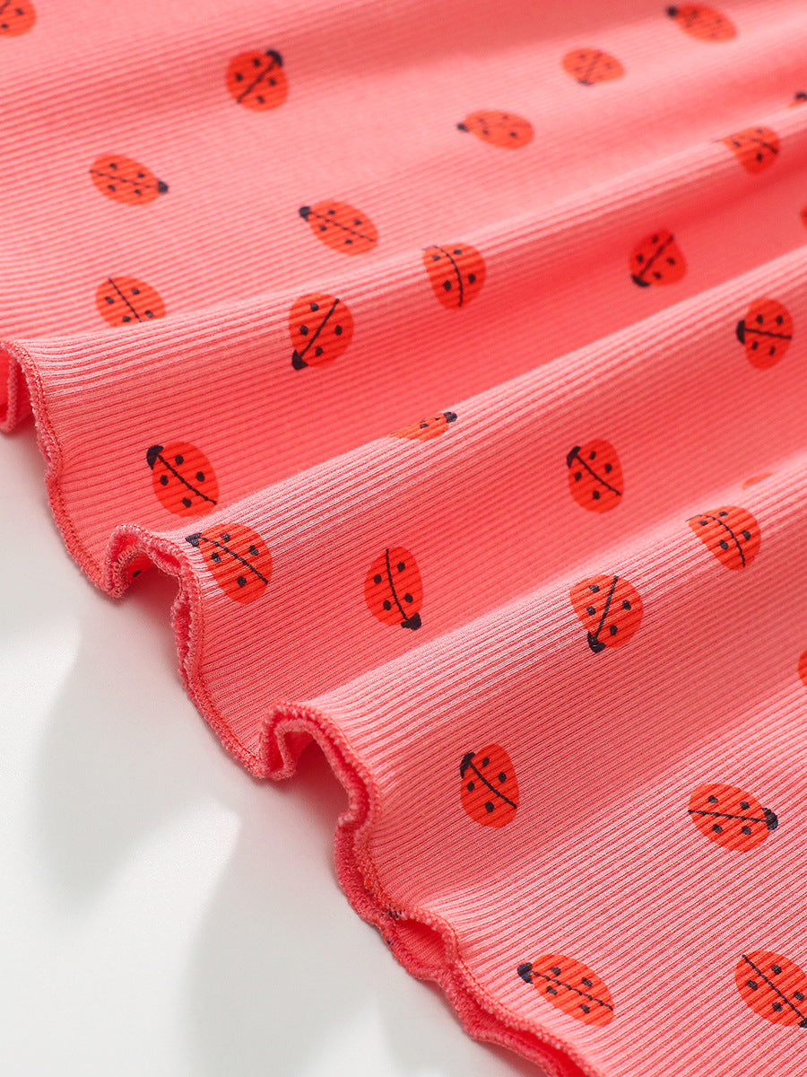 Arrival Baby Kids Girls Ladybird Print Short Sleeves Dress, MyKids-USA®, Baby & Toddler Dresses, MyKids-USA - - - - - - -