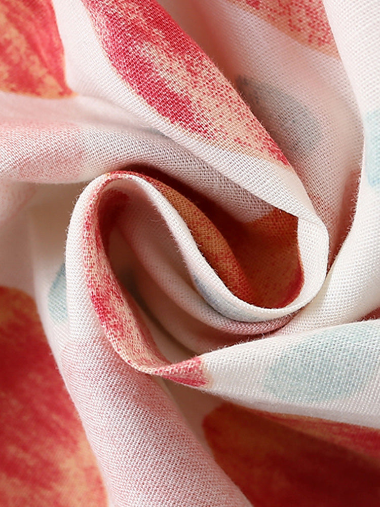 Summer Arrival Girls’ Heart Pattern Short Sleeves Crew Neck Dress, MyKids-USA®, Baby & Toddler Dresses, MyKids-USA - - - - - - -