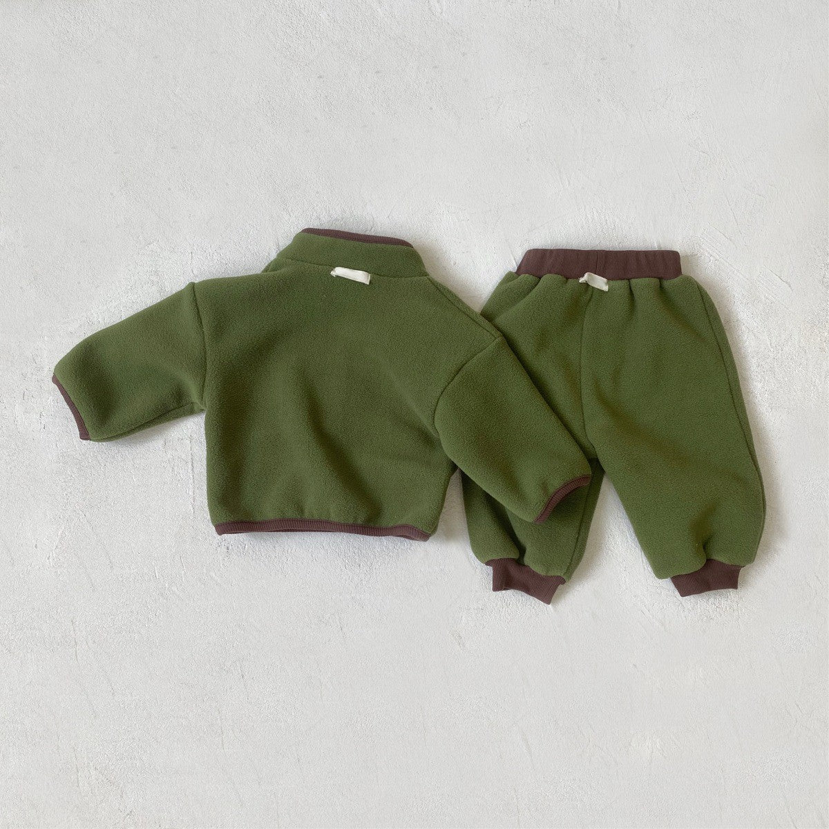 Winter Baby Kids Unisex Long Sleeves Casual Color Patchwork Fluffy Pullover and Pants Clothing Set, MyKids-USA®, Baby & Toddler Outfits, MyKids-USA - - - - - - - .