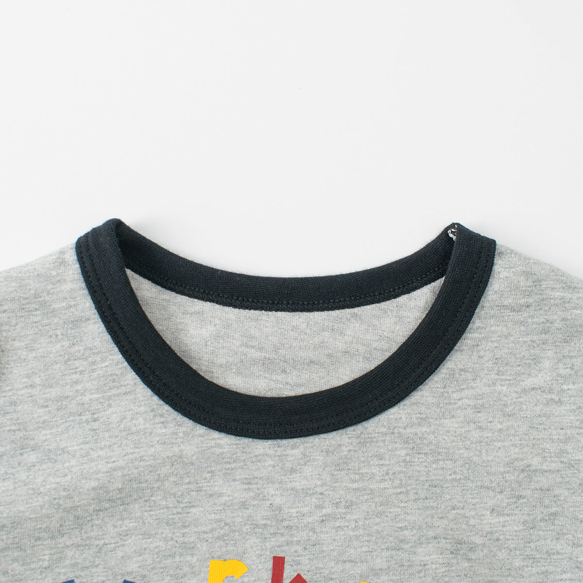 Spring Baby Kids Boys Letters and Cartoon Print Striped Long Sleeves Crew Neck Color Patchwork Top, MyKids-USA®, Shirts, MyKids-USA - - - - - - - .