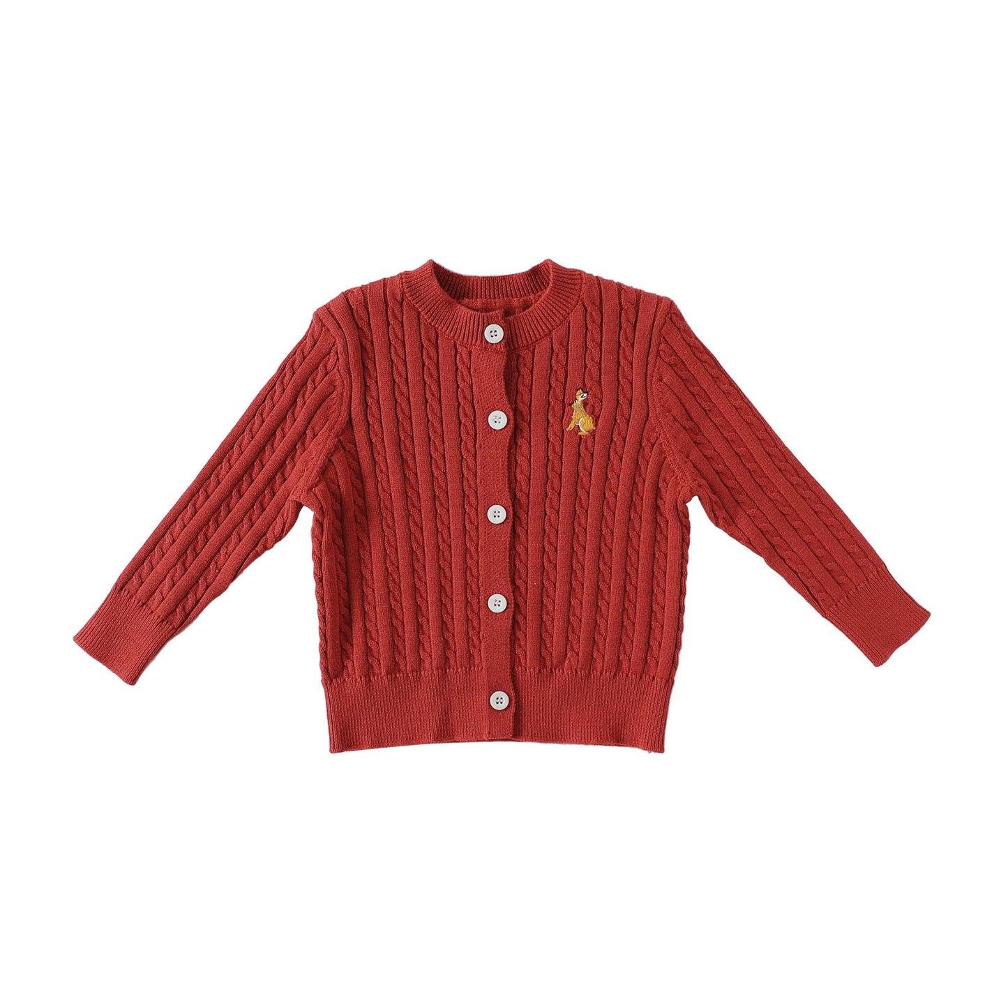 Autumn and Winter Arrival Baby Kids Unisex Long Sleeves Striped Pattern Crew Neck Knitted Cardigan, MyKids-USA®, Cardigans, MyKids-USA - Size/Age - 80 (9-12M) - Color - Red - - - TR2509182225-D