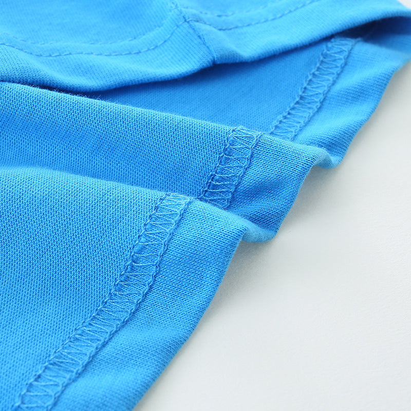 Summer Boys’ Engineering Car Cartoon Pattern T-shirt in European and American Style, MyKids-USA®, Baby & Toddler Tops, MyKids-USA - - - - - - -