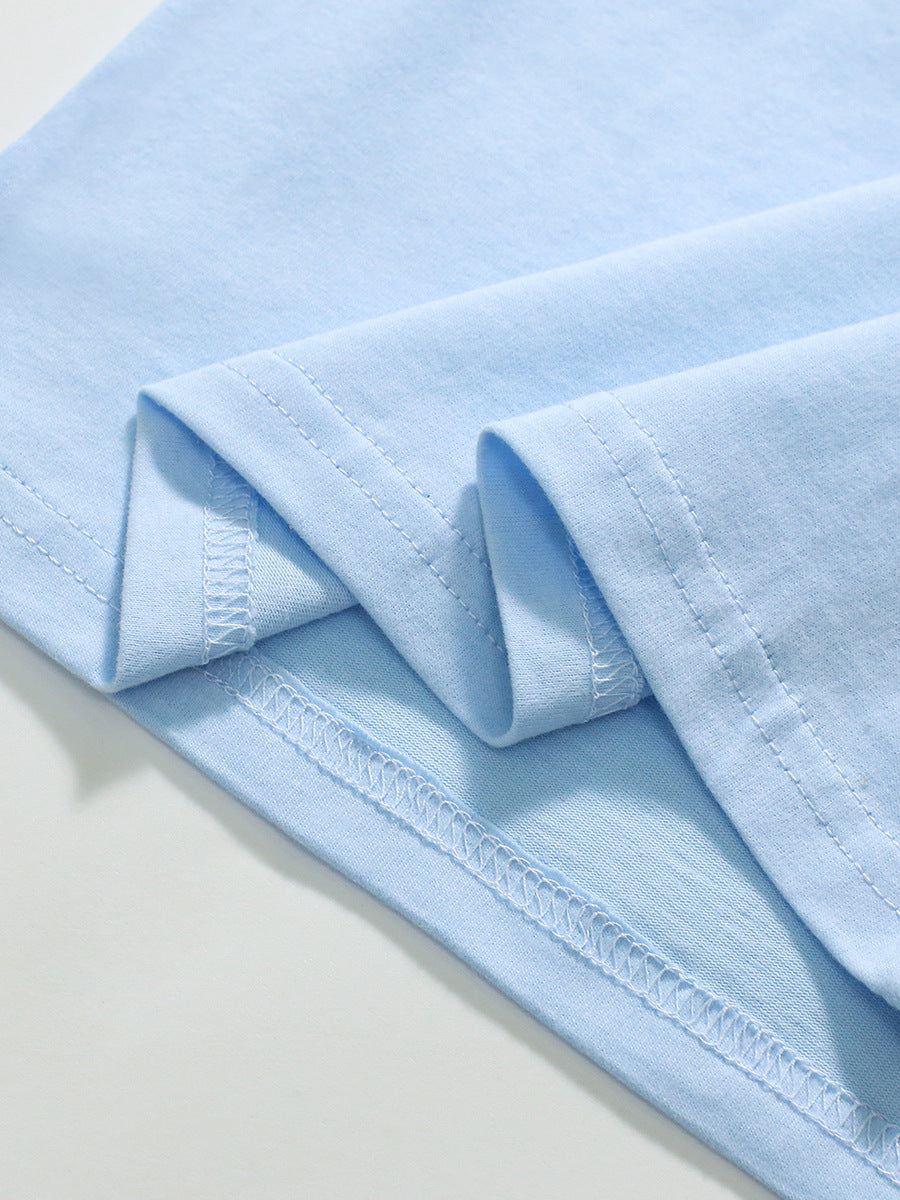 Boys Dinosaur Cartoon Print T-Shirt In European And American Style For Summer, MyKids-USA®, Baby & Toddler Tops, MyKids-USA - - - - - - -