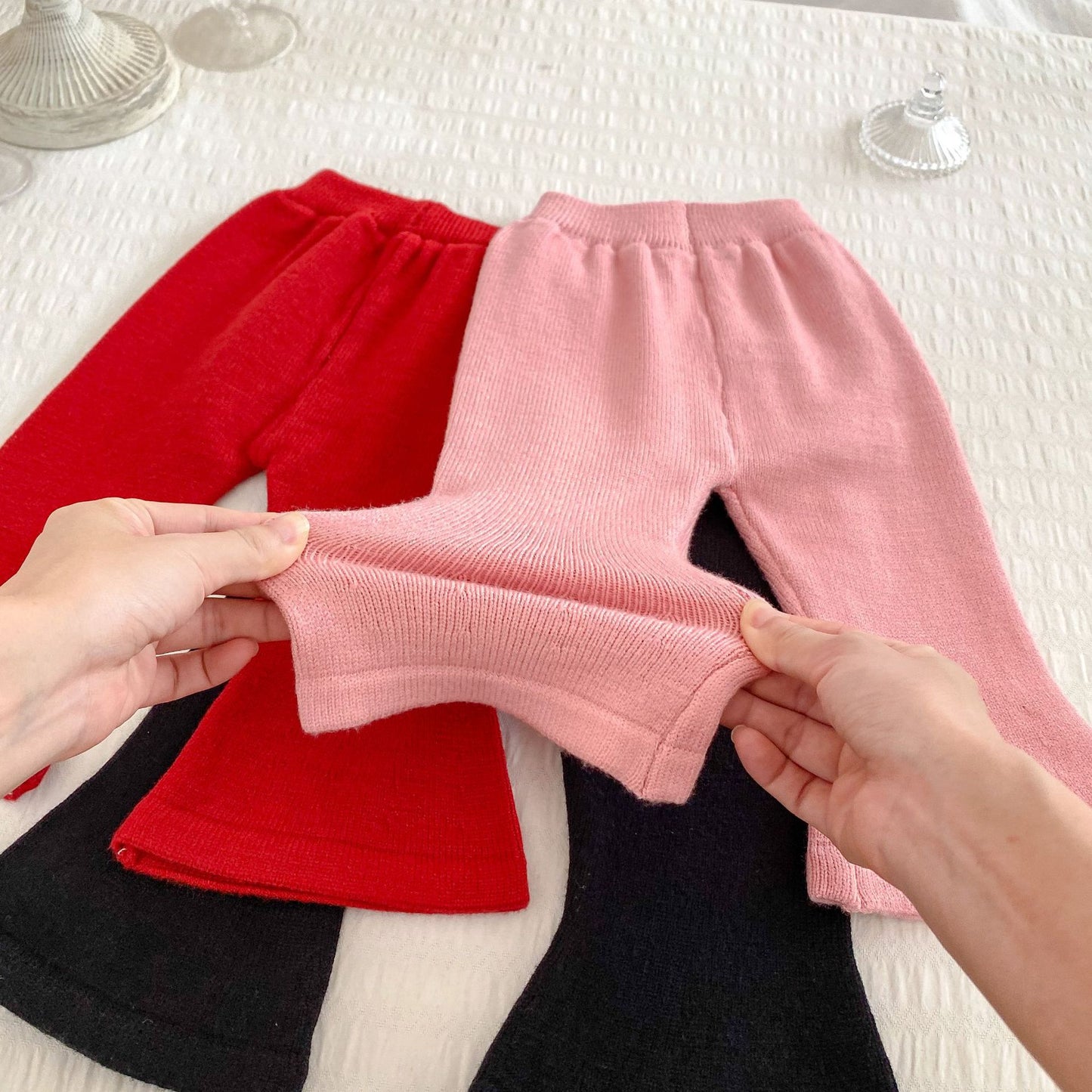 Arrival Autumn Baby Girls Long Sleeves Simple Color Patchwork Knitted Sweater and Solid Color Long Trousers – Clothing Set, MyKids-USA®, Baby & Toddler Outfits, MyKids-USA - - - - - - -