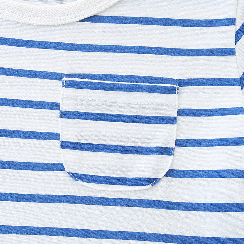 Summer Pure Cotton Cartoon Jungle Floral Pattern Short Sleeves Dress for Stylish Girls, MyKids-USA®, Baby & Toddler Dresses, MyKids-USA - - - - - - -