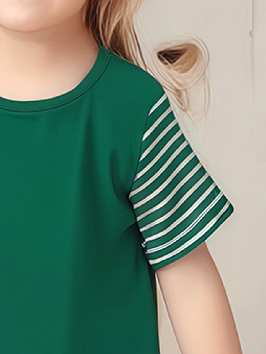 Striped Dress for Girls, European and American Cute Animals Cartoon Baby Dress, MyKids-USA®, Baby & Toddler Dresses, MyKids-USA - - - - - - - .