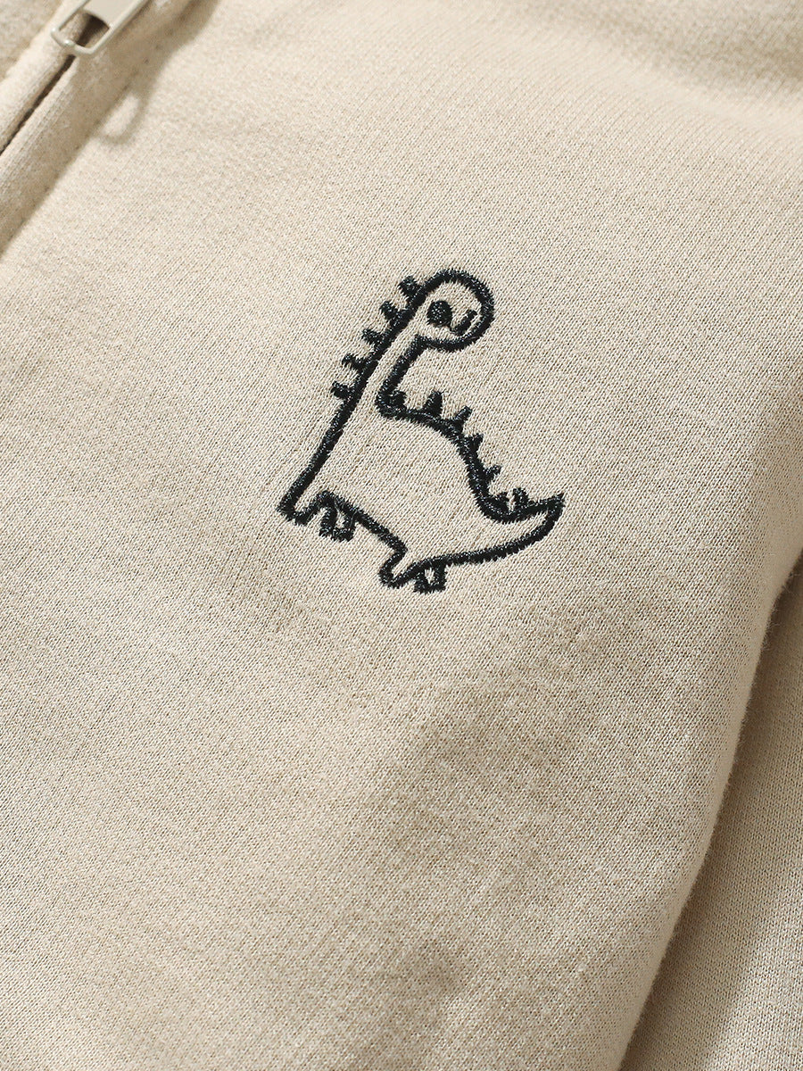 High Quality Spring And Autumn Boys Dinosaur Design Long Sleeves Top Zip-Up Hoodie And Pants Clothing Set, MyKids-USA®, Baby & Toddler Outfits, MyKids-USA - - - - - - -