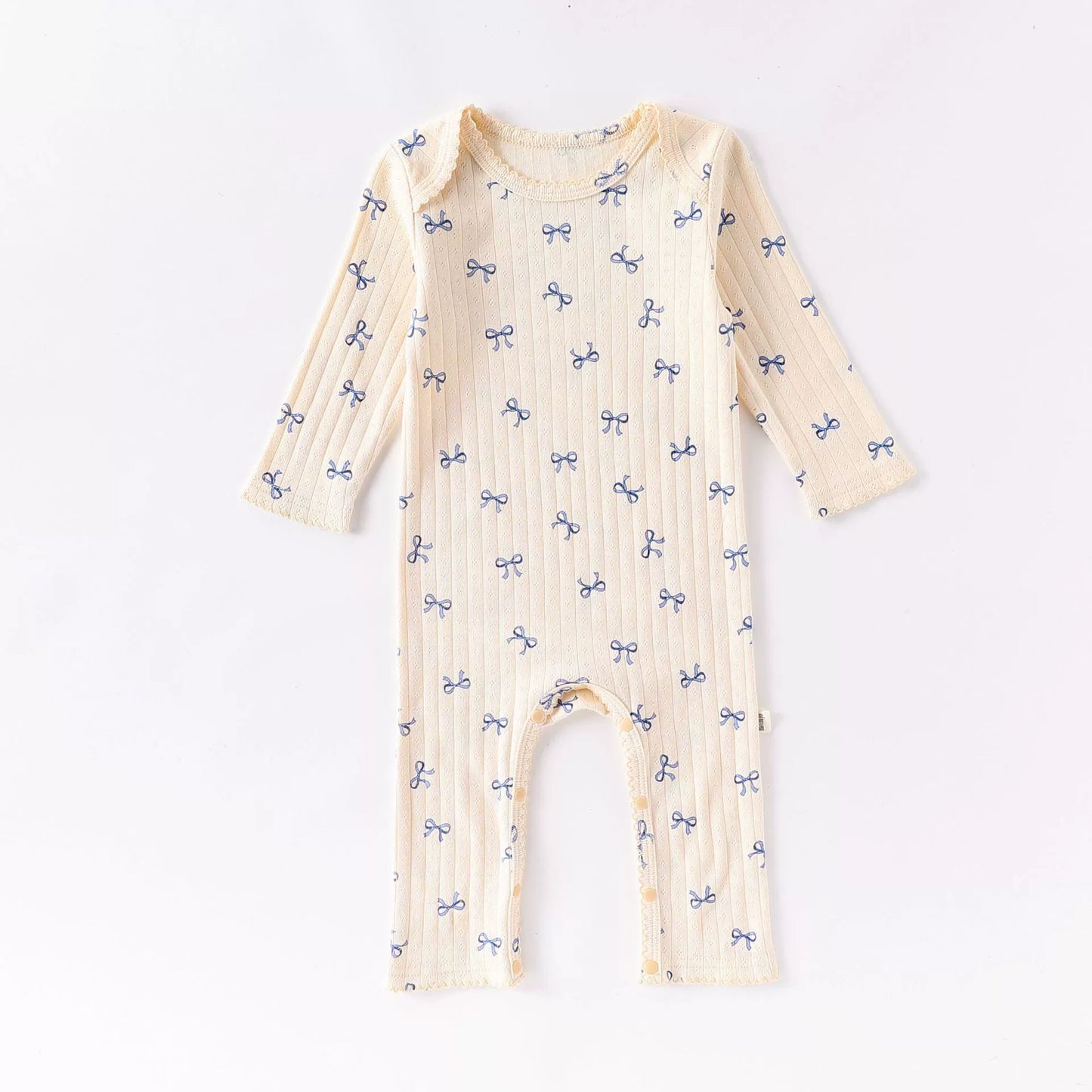 Autumn Arrival Baby Unisex Long Sleeves Cute Geometric Pattern Rompers, MyKids-USA®, Baby One-Pieces, MyKids-USA - Size/Age - 66 (3-6M) - Color - Blue - - - TR2507141811-B.