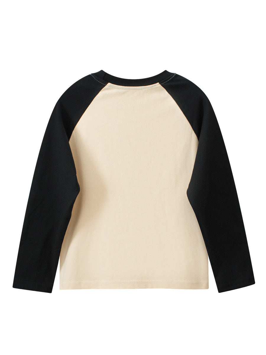 Arrival Kids Letters Print Crew Neck Long Sleeves Color Patchwork Sweatshirt, MyKids-USA®, Baby & Toddler Outerwear, MyKids-USA - - - - - - -