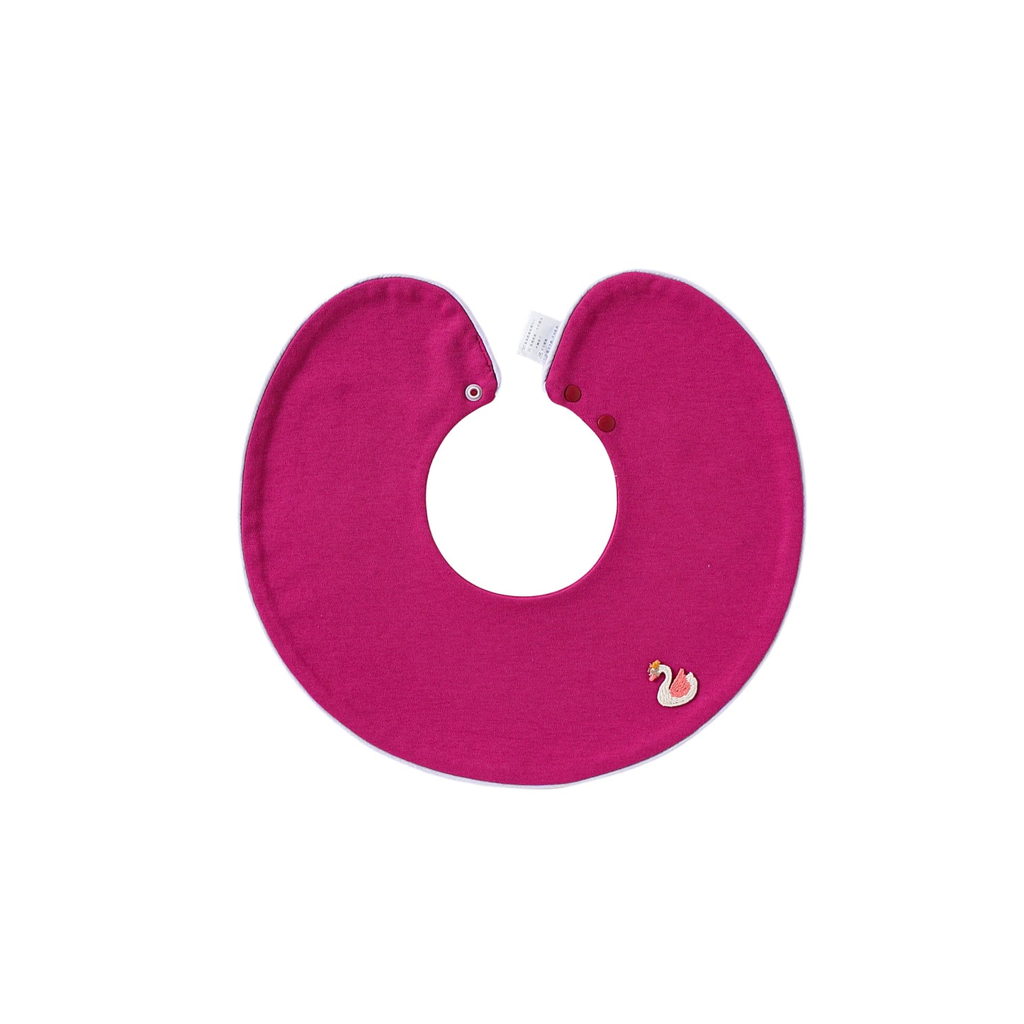 Adorable Cartoon and Fruits Pattern Cotton Snap-on Round Shaped Bib, MyKids-USA®, Bibs, MyKids-USA® - Size/Age - S (0-1Y) - Color - Red - - - TR2604242323-H.
