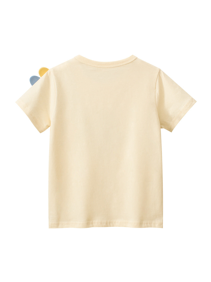 Boys’ Cartoon Dinosaur Print T-Shirt In European And American Style, MyKids-USA®, Baby & Toddler Tops, MyKids-USA - - - - - - -