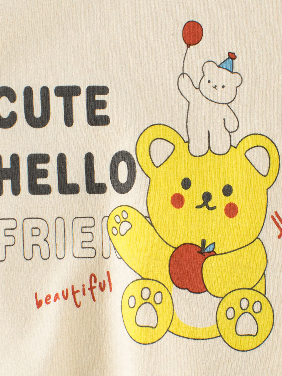 Autumn Arrival Kids Girls Cartoon Print Crew Neck Long Sleeves Color Patchwork Shirt, MyKids-USA®, Baby & Toddler Outerwear, MyKids-USA - - - - - - -