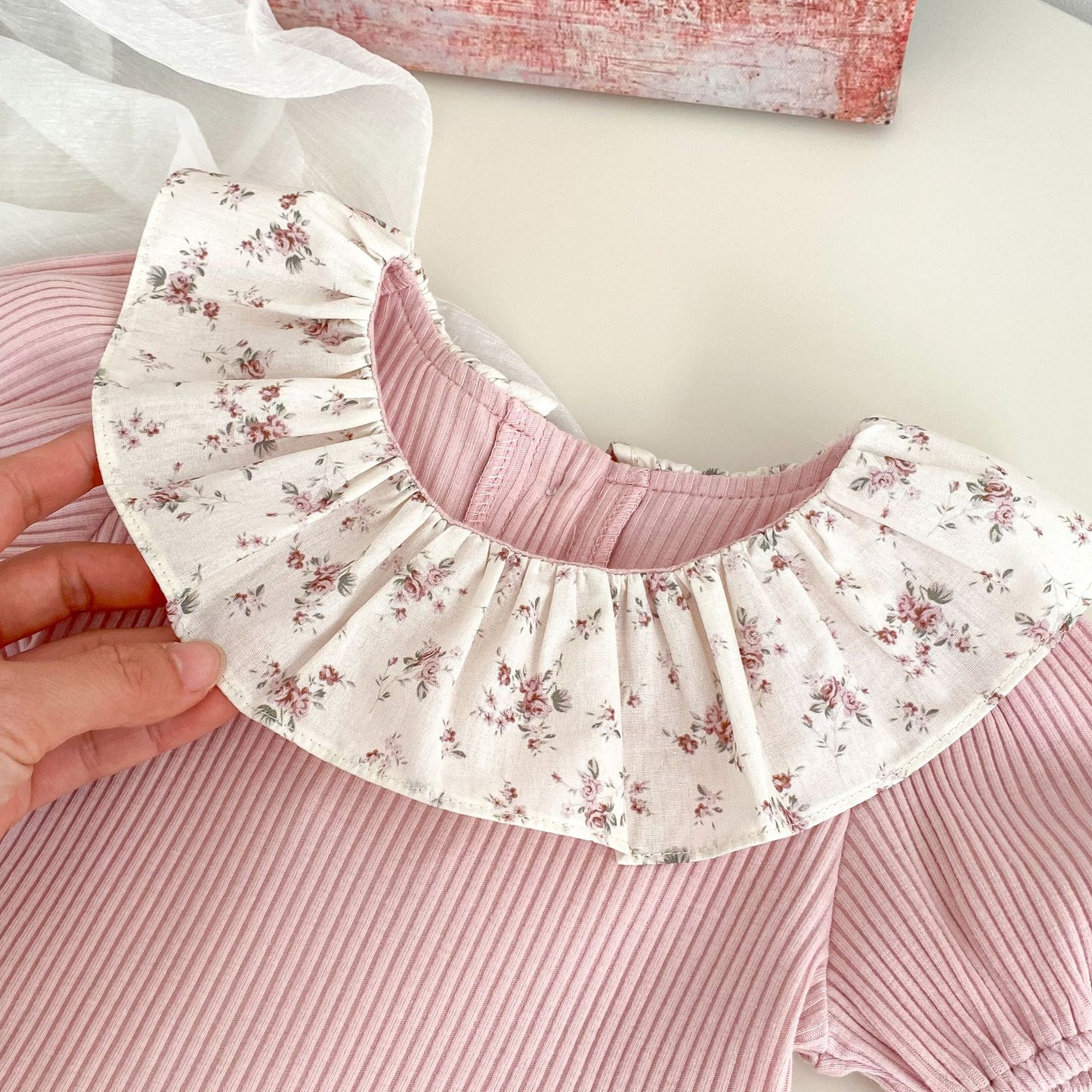 Summer Baby Kids Girls Floral Pattern Short Sleeves Knitted Top and Floral Shorts Clothing Set, MyKids-USA®, Baby & Toddler Outfits, MyKids-USA - - - - - - -