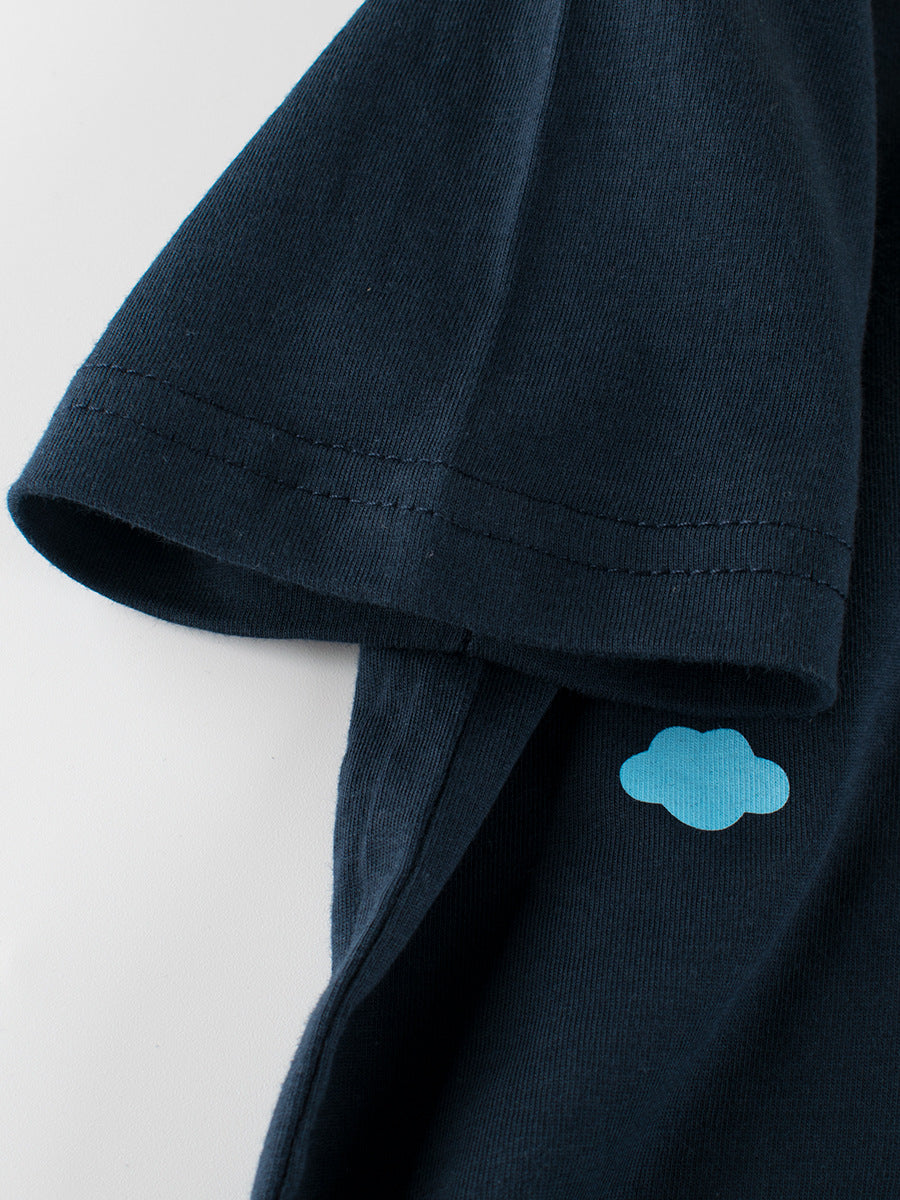 Boys’ Cartoon Excavator Print T-Shirt In European And American Style, MyKids-USA®, Baby & Toddler Tops, MyKids-USA - - - - - - -