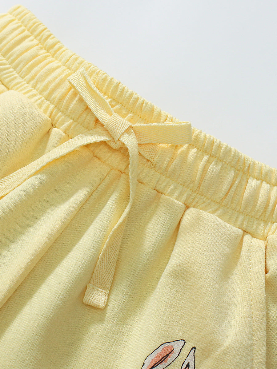 Summer Baby Kids Girls Rabbits Cartoon Print T-Shirt And Shorts Clothing Set, MyKids-USA®, Baby & Toddler Outfits, MyKids-USA - - - - - - - .