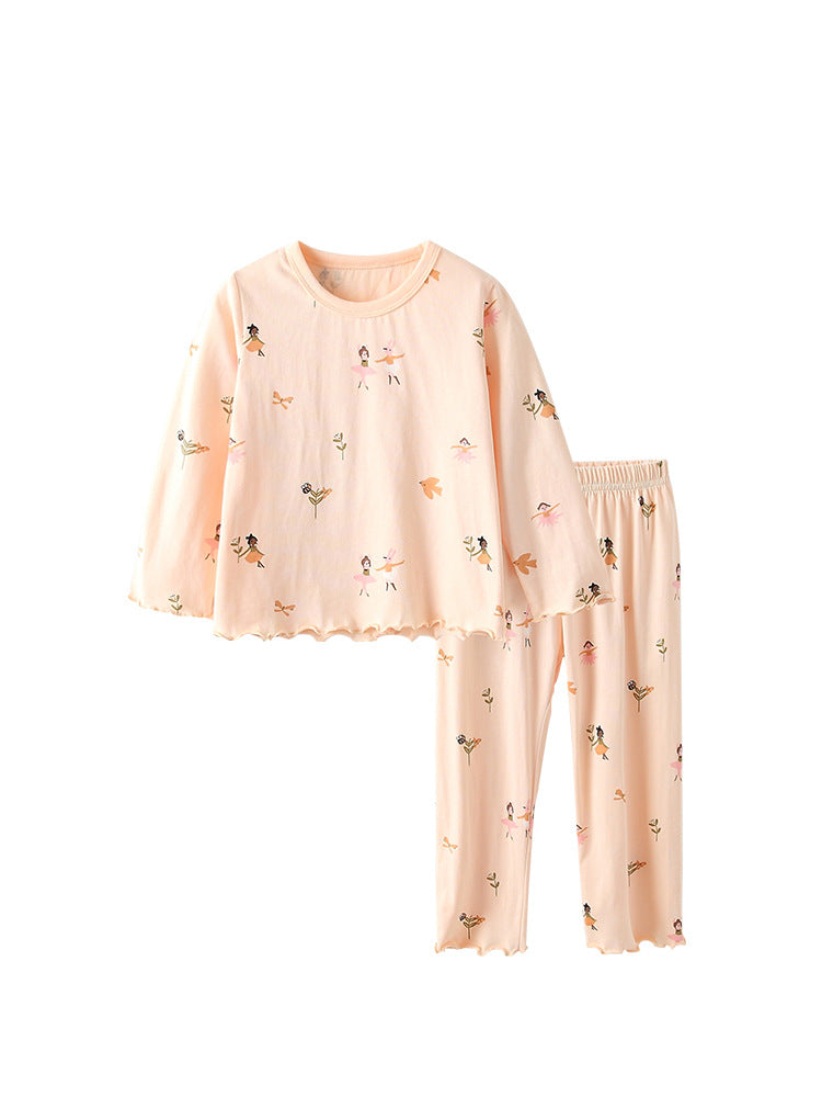 Spring and Autumn Girls Cartoon Fairy Pattern Long Sleeves Top and Pants Clothing Set, MyKids-USA®, Baby & Toddler Outfits, MyKids-USA - - - - - - - .