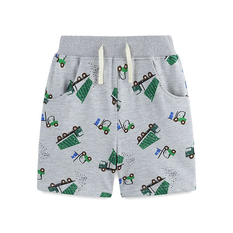 Summer Arrival Baby Kids Boys Cotton Casual Style Cartoon Trucks Printed Pattern Shorts, MyKids-USA®, Shorts, MyKids-USA - - - - - - -