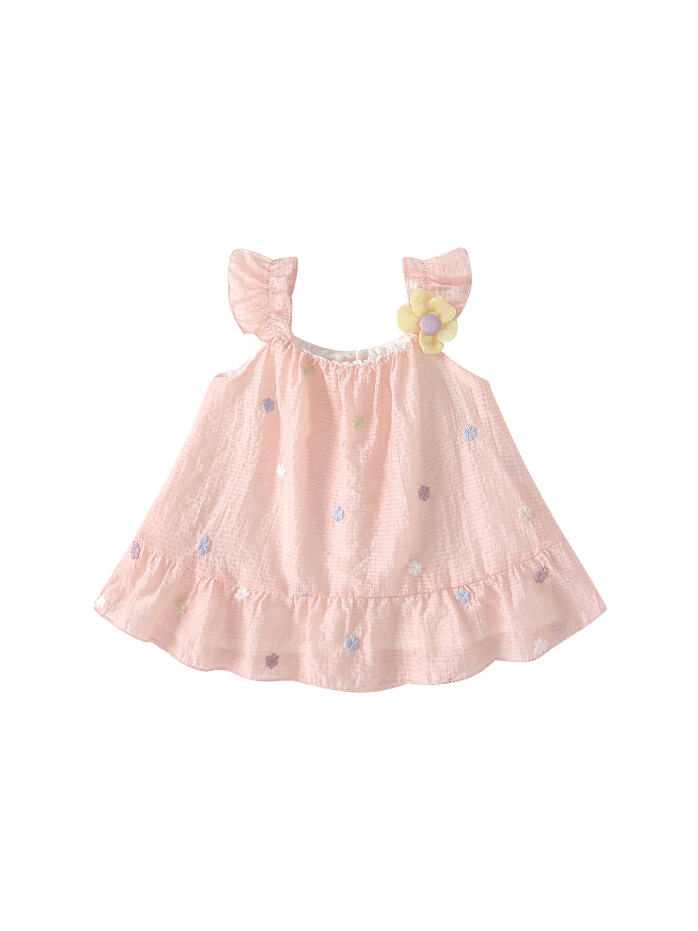 Design Summer Baby Kids Girls Sleeveless Flowers Pattern Dress, MyKids-USA®, Baby & Children's Dresses, MyKids-USA - - - - - - - .