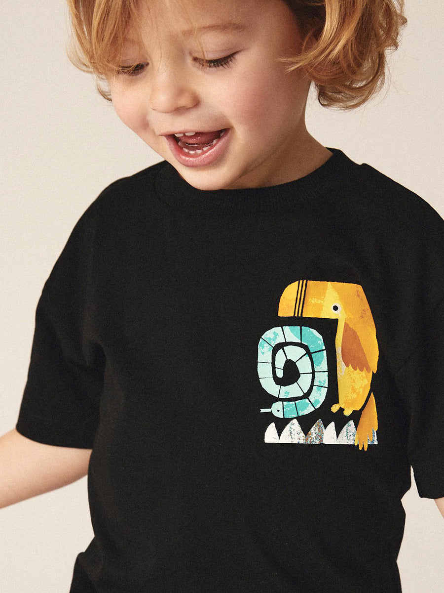 Summer Baby Kids Animals Cartoon Print T-shirt and Shorts Clothing Set, MyKids-USA®, Baby & Toddler Outfits, MyKids-USA - - - - - - -