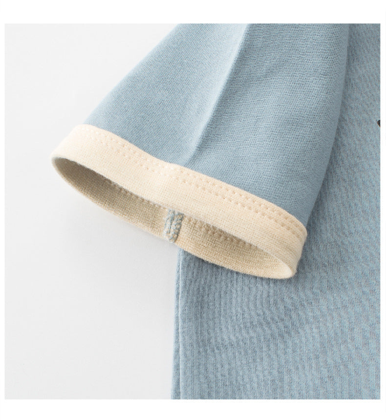 Summer Girls’ Animals Cartoon and Letters Print T-shirt in European and American Style, MyKids-USA®, Baby & Toddler Tops, MyKids-USA - - - - - - -