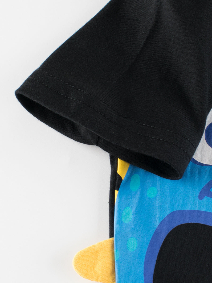 Boys’ Dinosaur Cartoon Design T-Shirt In European And American Style, MyKids-USA®, Baby & Toddler Tops, MyKids-USA - - - - - - -