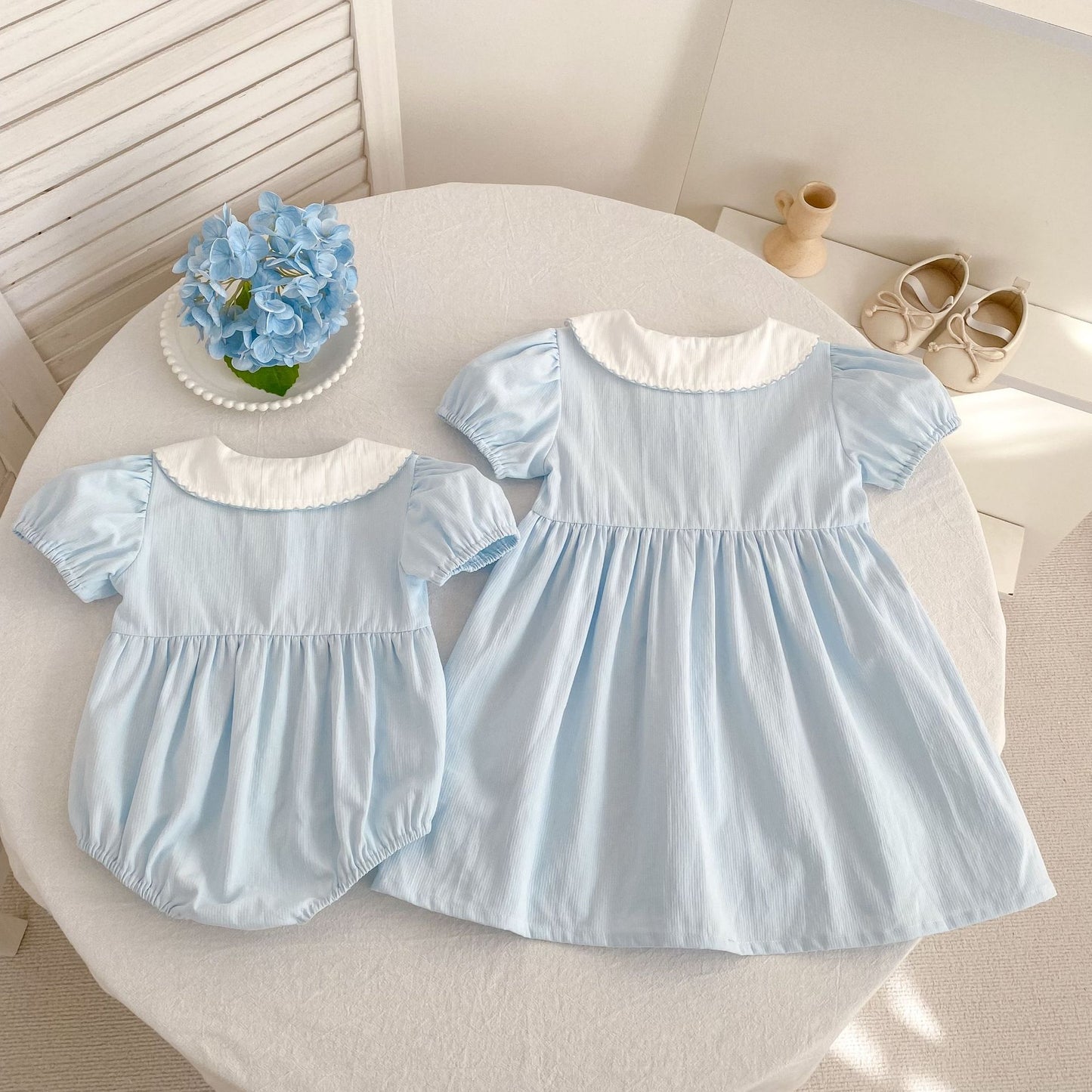 Arrival Summer Color Patchwork Baby Kids Girls Onesies and Dress – Princess Sister Matching Set, MyKids-USA®, Baby & Children's Outfits, MyKids-USA - - - - - - - .