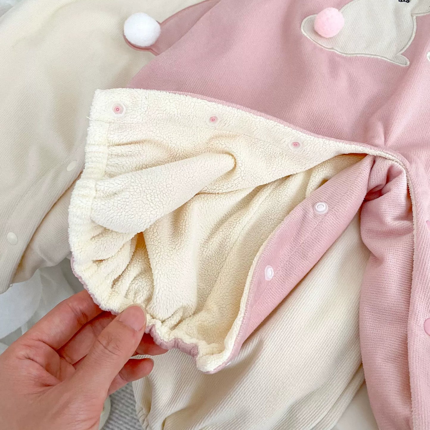 Spring and Autumn Baby Kids Girls Long Sleeves Fleece Top and Sleeveless Rabbits Pattern Overalls Clothing Set, MyKids-USA®, Baby & Toddler Dresses, MyKids-USA - - - - - - -