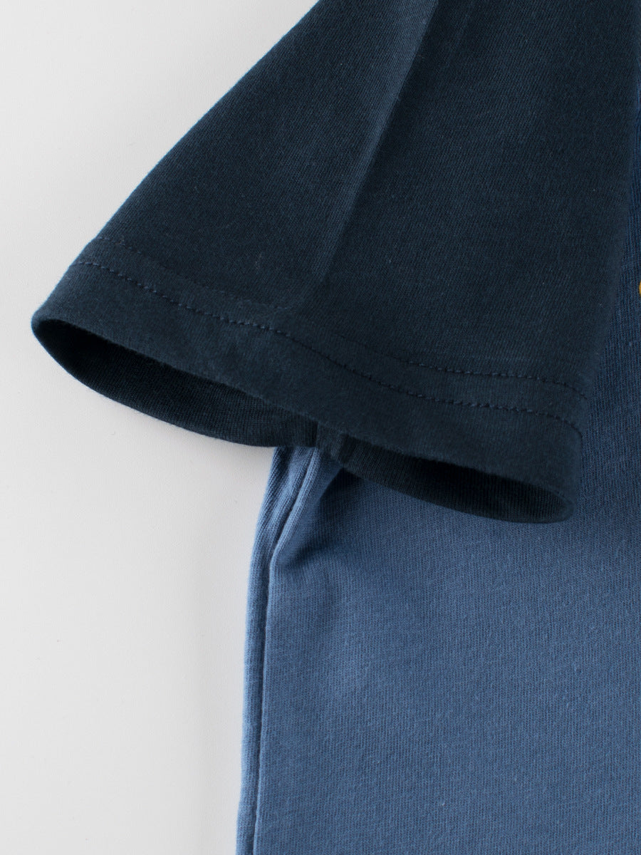 Boys’ Cartoon Print Color Patchwork T-Shirt In European And American Style, MyKids-USA®, Baby & Toddler Tops, MyKids-USA - - - - - - -