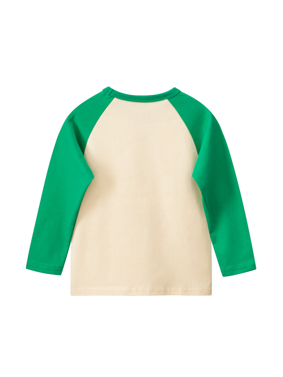 Arrival Kids Girls Fruits Printed Crew Neck Long Sleeves Color Patchwork Shirt, MyKids-USA®, Baby & Toddler Outerwear, MyKids-USA - - - - - - -