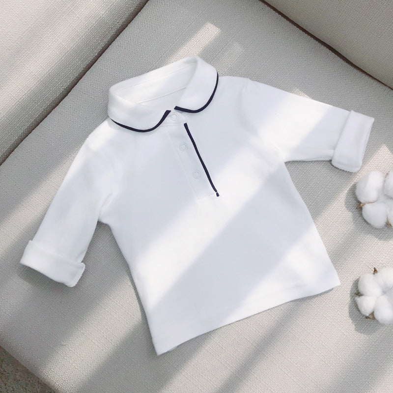 Arrival Spring and Autumn Baby Kids Boys Turn-down Collar Shirt